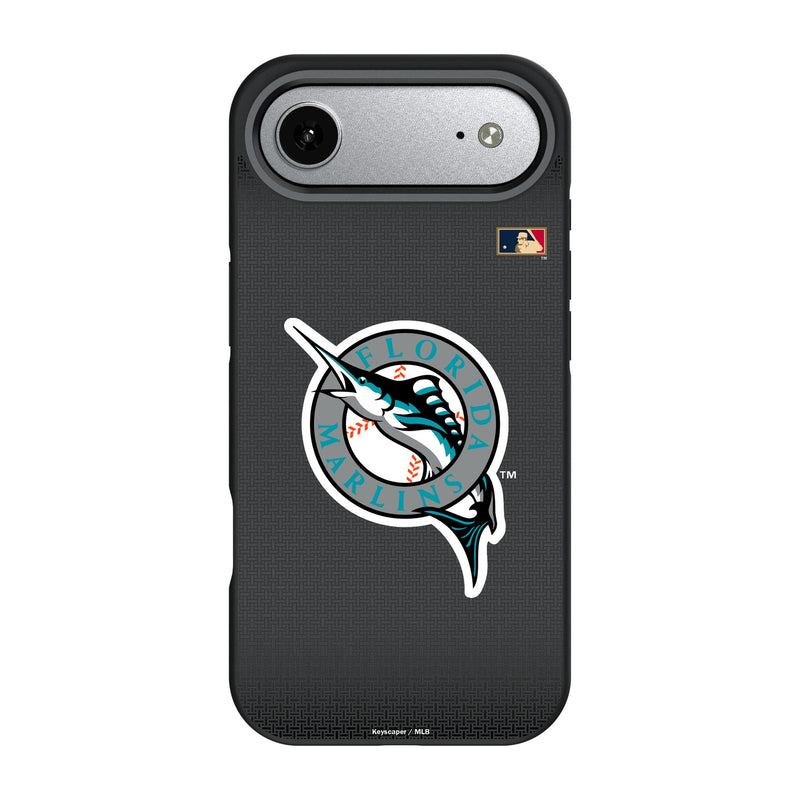 Miami Marlins 1993-2011 - Cooperstown Collection Linen iPhone Bump Phone Case for Apple iPhone