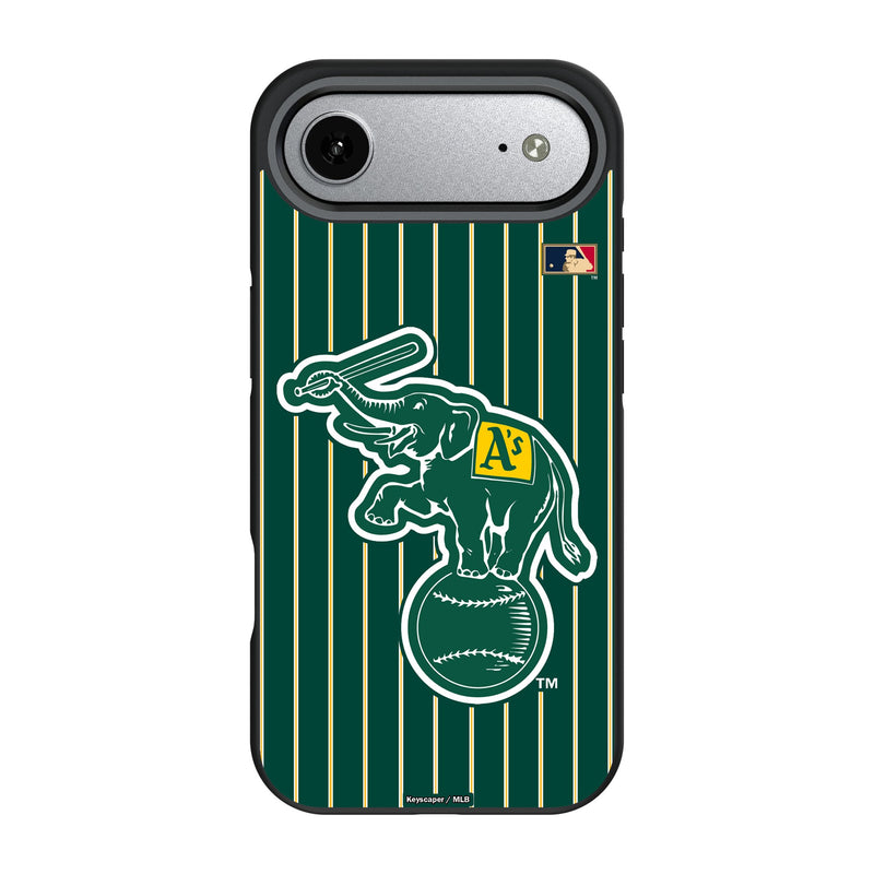 Oakland As Home 1988 - Cooperstown Collection Pinstripe iPhone Bump Phone Case for Apple iPhone