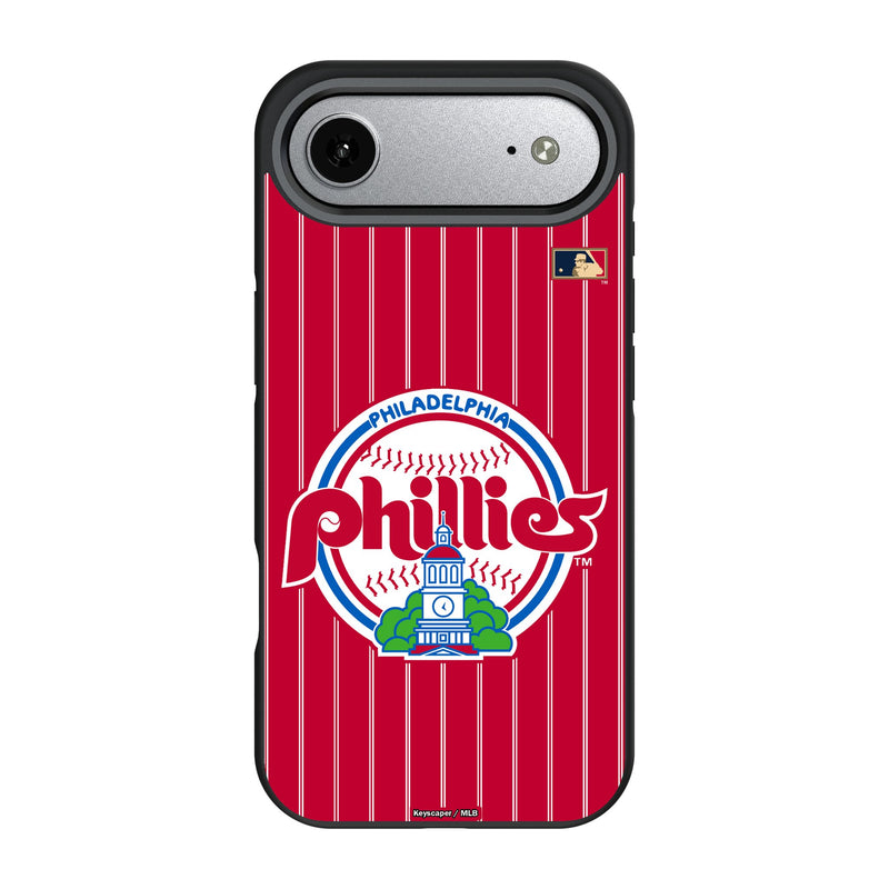 Philadelphia Phillies 1984-1991 - Cooperstown Collection Pinstripe iPhone Bump Phone Case for Apple iPhone