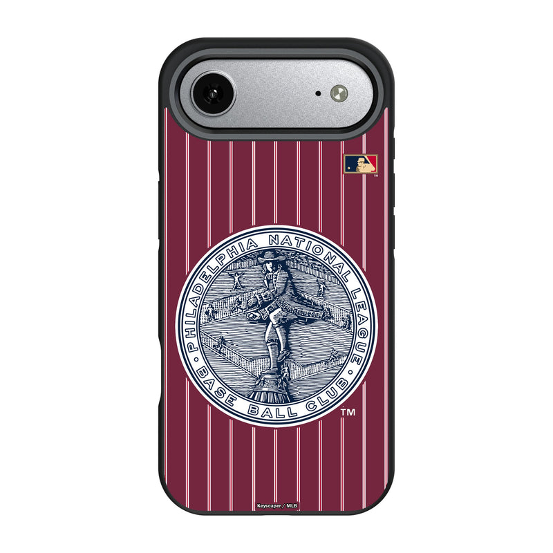 Philadelphia Phillies 1915-1943 - Cooperstown Collection Pinstripe iPhone Bump Phone Case for Apple iPhone