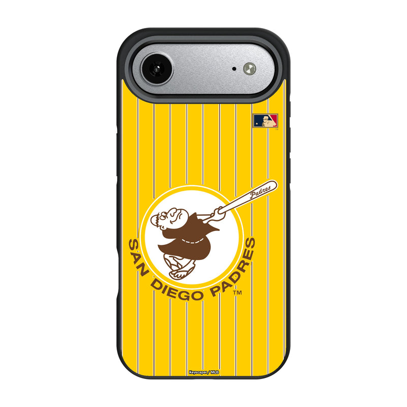 San Diego Padres 1969-1984 - Cooperstown Collection Pinstripe iPhone Bump Phone Case for Apple iPhone