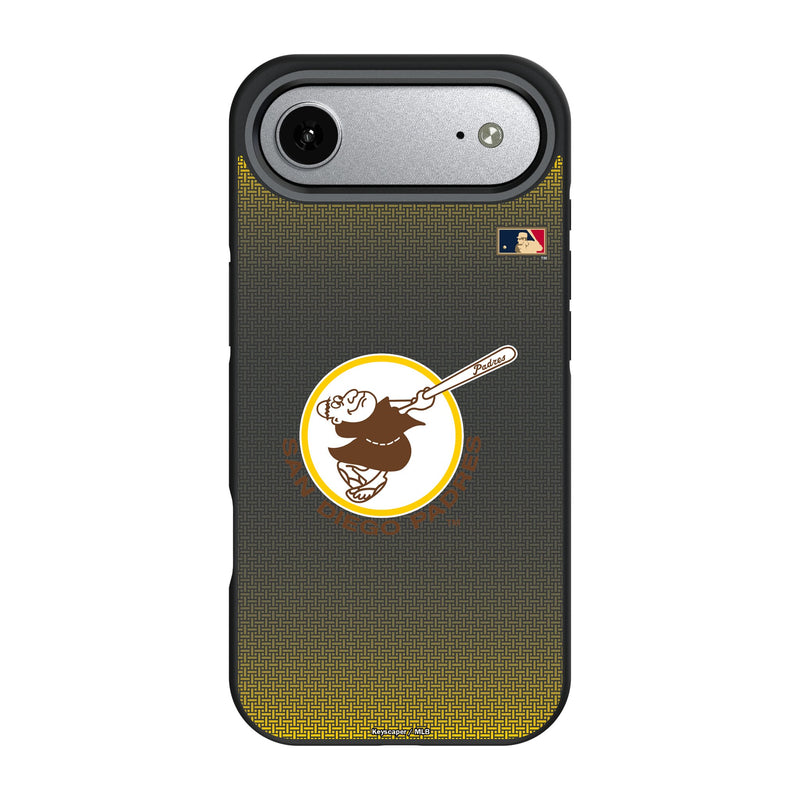San Diego Padres 1969-1984 - Cooperstown Collection Linen iPhone Bump Phone Case for Apple iPhone