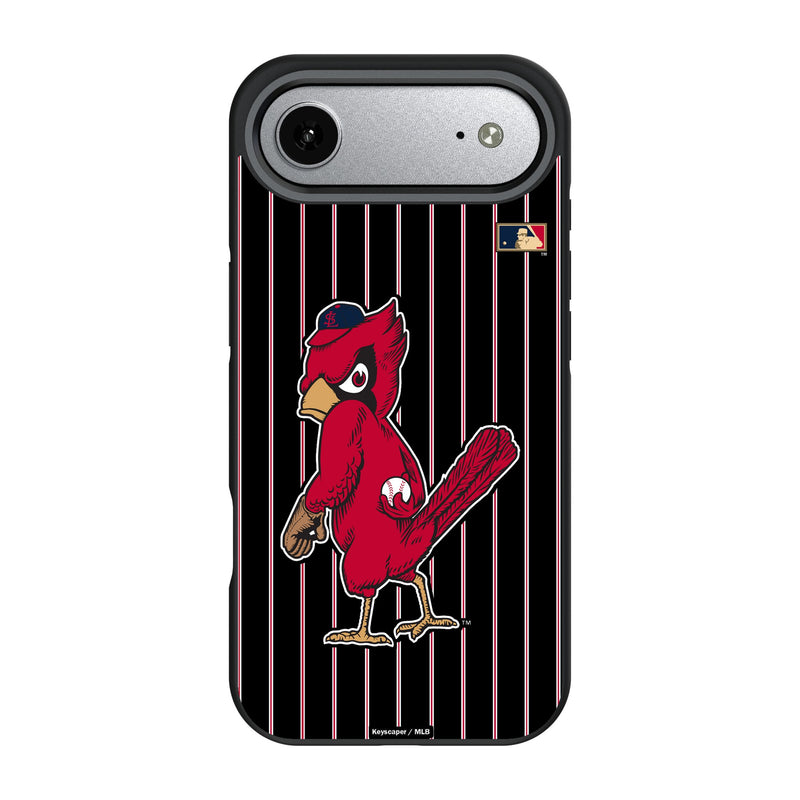 St Louis Cardinals 1950s - Cooperstown Collection Pinstripe iPhone Bump Phone Case for Apple iPhone