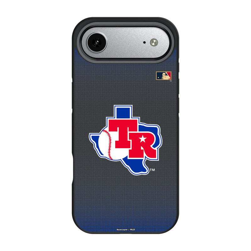 Texas Rangers 1981-1983 - Cooperstown Collection Linen iPhone Bump Phone Case for Apple iPhone