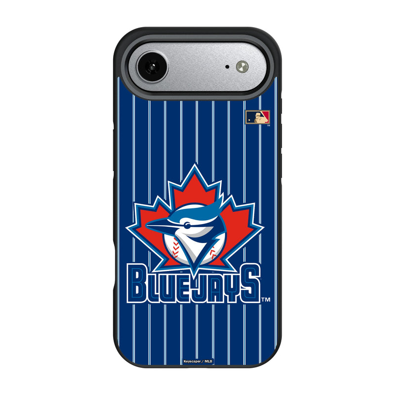 Toronto Blue Jays 1997-2002 - Cooperstown Collection Pinstripe iPhone Bump Phone Case for Apple iPhone