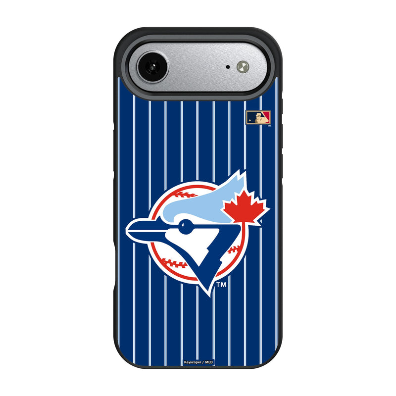 Toronto Blue Jays 1977-1988 - Cooperstown Collection Pinstripe iPhone Bump Phone Case for Apple iPhone