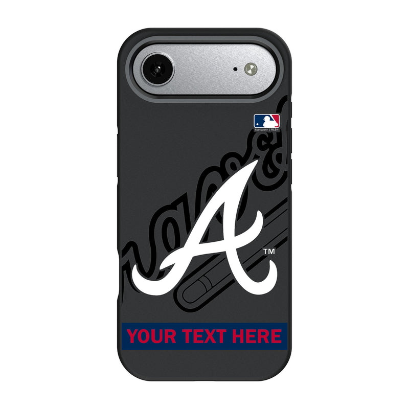 Atlanta Braves Personalized Tilt iPhone Bump Phone Case for Apple iPhone