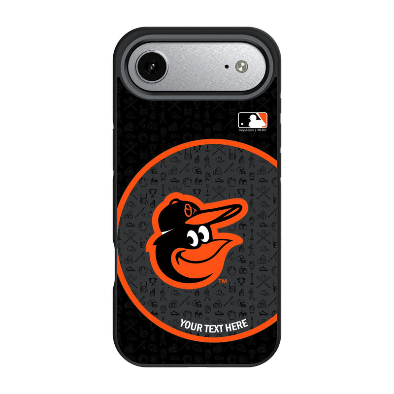 Baltimore Orioles Personalized Circle iPhone Bump Phone Case for Apple iPhone