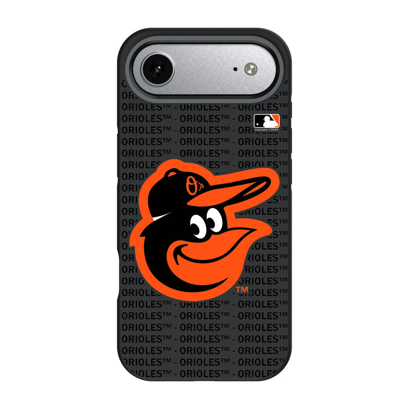 Baltimore Orioles Text Backdrop iPhone Bump Phone Case for Apple iPhone