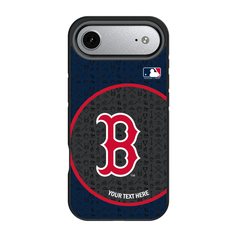 Boston Red Sox Personalized Circle iPhone Bump Phone Case for Apple iPhone