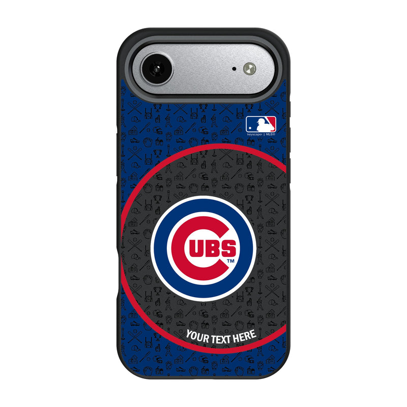 Chicago Cubs Personalized Circle iPhone Bump Phone Case for Apple iPhone