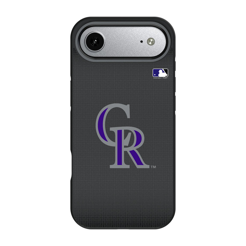 Colorado Rockies Linen iPhone Bump Phone Case for Apple iPhone