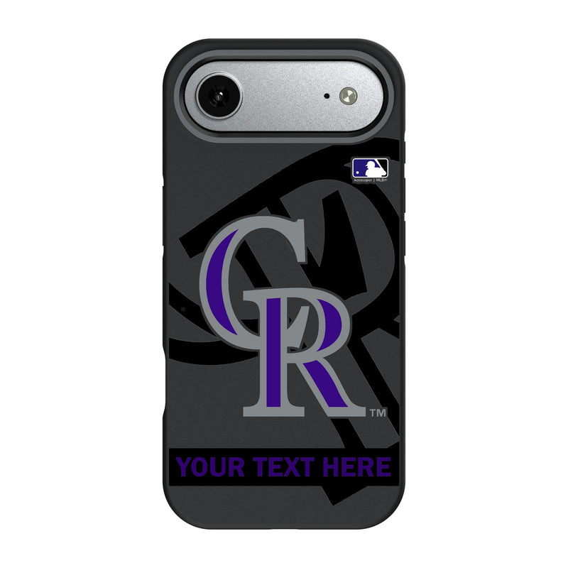Colorado Rockies Personalized Tilt iPhone Bump Phone Case for Apple iPhone