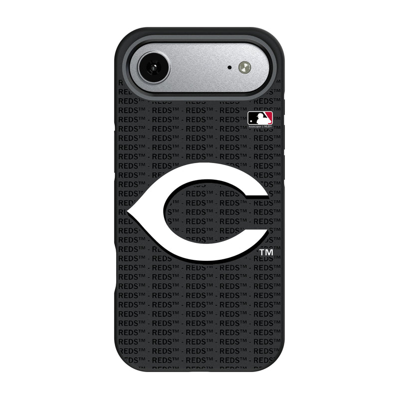 Cincinnati Reds Text Backdrop iPhone Bump Phone Case for Apple iPhone
