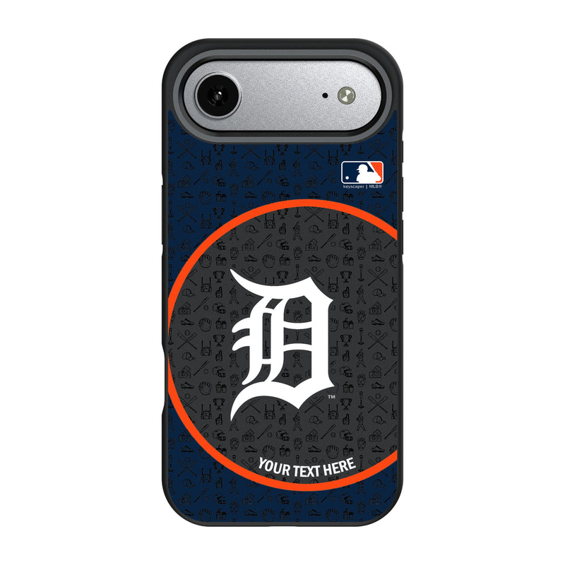 Detroit Tigers Personalized Circle iPhone Bump Phone Case for Apple iPhone