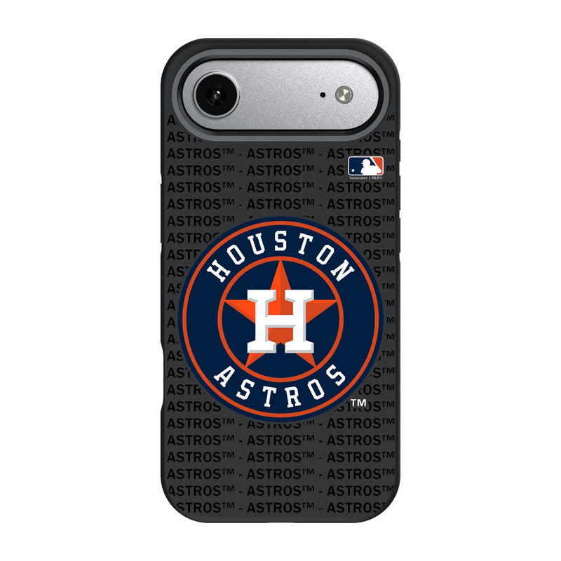 Houston Astros Text Backdrop iPhone Bump Phone Case for Apple iPhone