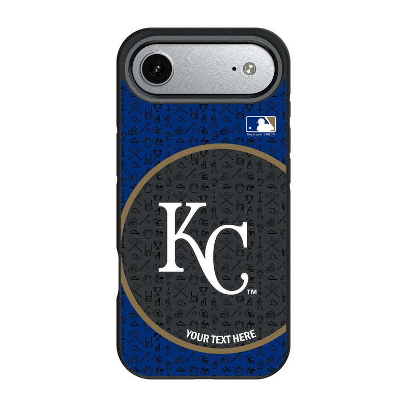Kansas City Royals Personalized Circle iPhone Bump Phone Case for Apple iPhone