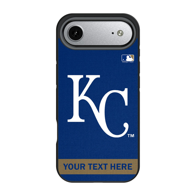 Kansas City Royals Personalized Stripe iPhone Bump Phone Case for Apple iPhone