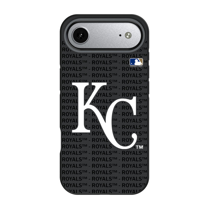 Kansas City Royals Text Backdrop iPhone Bump Phone Case for Apple iPhone