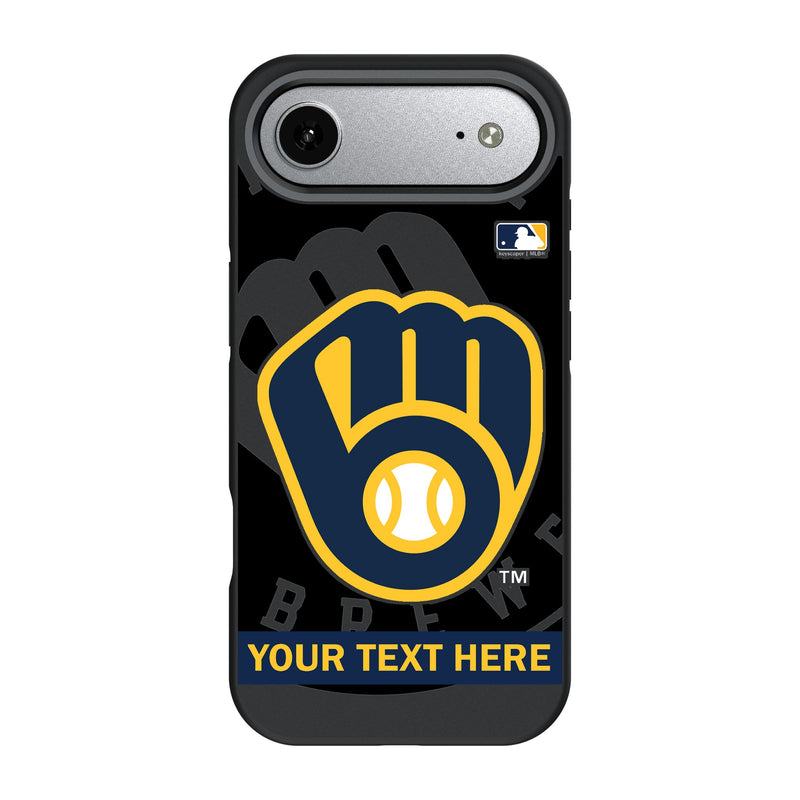 Milwaukee Brewers Personalized Tilt iPhone Bump Phone Case for Apple iPhone