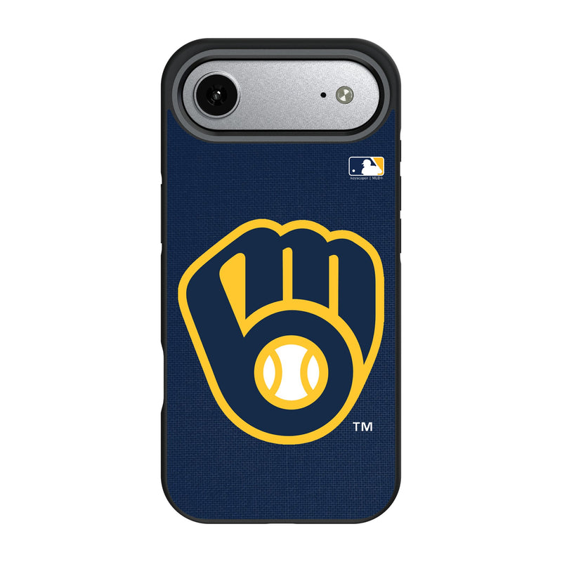 Milwaukee Brewers Solid iPhone Bump Phone Case for Apple iPhone