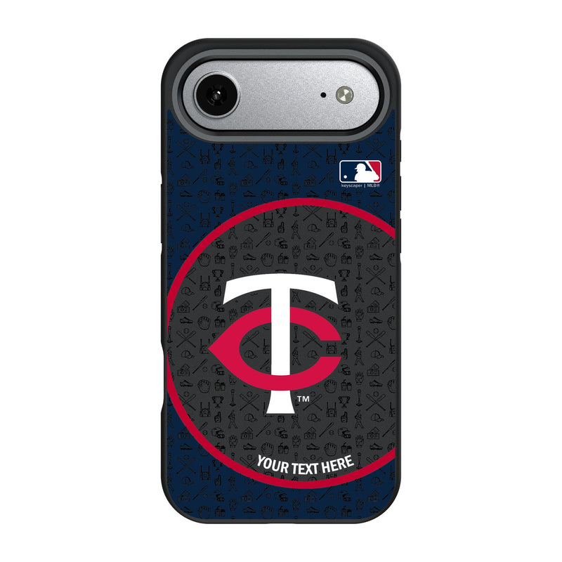 Minnesota Twins Personalized Circle iPhone Bump Phone Case for Apple iPhone