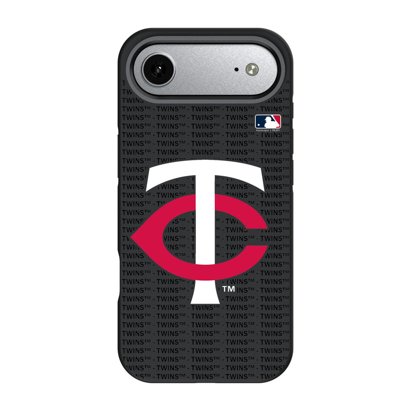 Minnesota Twins Text Backdrop iPhone Bump Phone Case for Apple iPhone