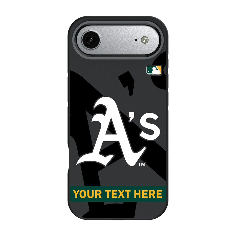 Oakland Athletics Personalized Tilt iPhone Bump Phone Case for Apple iPhone