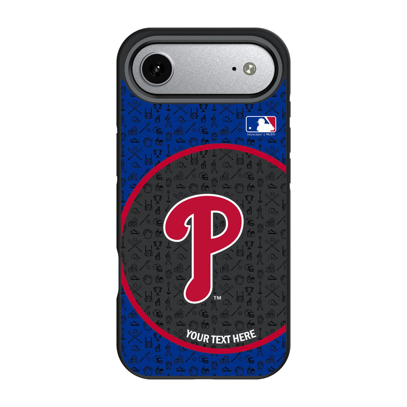 Philadelphia Phillies Personalized Circle iPhone Bump Phone Case for Apple iPhone