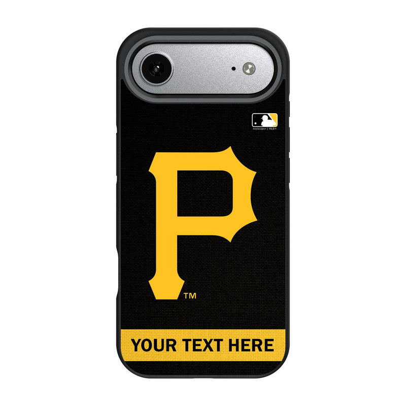 Pittsburgh Pirates Personalized Stripe iPhone Bump Phone Case for Apple iPhone