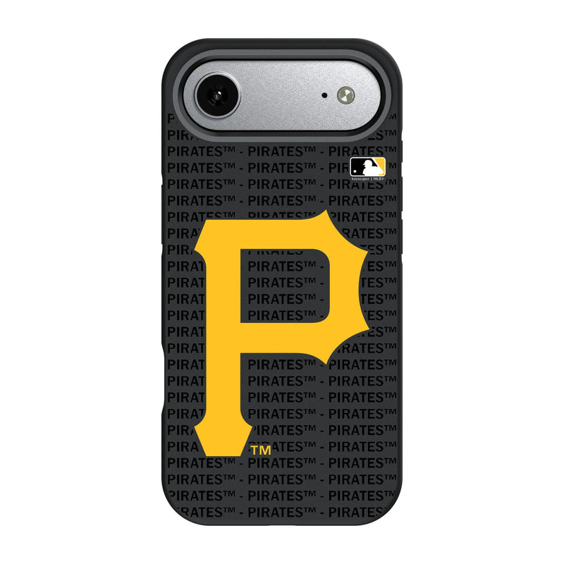 Pittsburgh Pirates Text Backdrop iPhone Bump Phone Case for Apple iPhone
