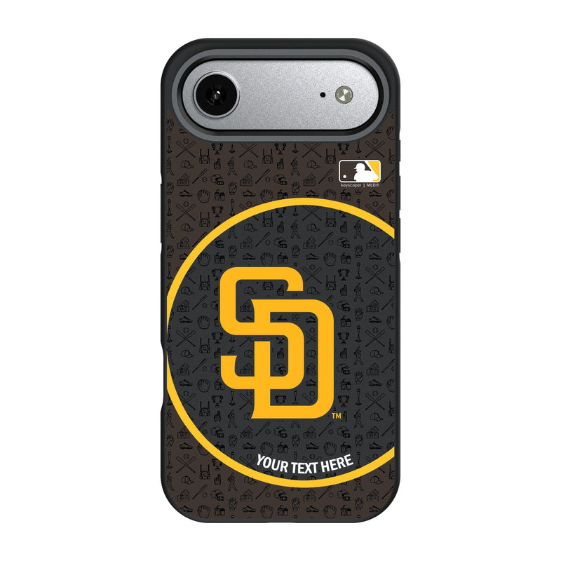 San Diego Padres Personalized Circle iPhone Bump Phone Case for Apple iPhone
