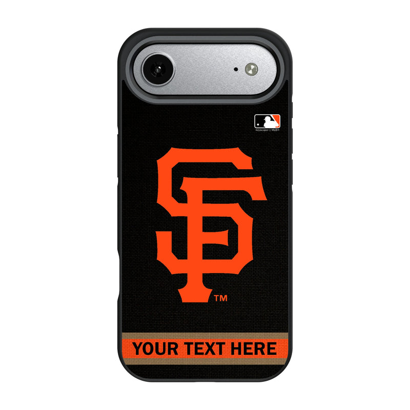 San Francisco Giants Personalized Stripe iPhone Bump Phone Case for Apple iPhone
