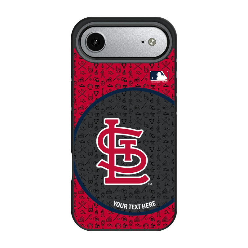 St Louis Cardinals Personalized Circle iPhone Bump Phone Case for Apple iPhone