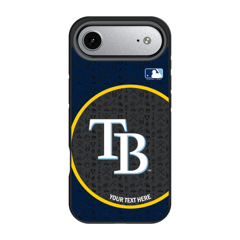 Tampa Bay Rays Personalized Circle iPhone Bump Phone Case for Apple iPhone