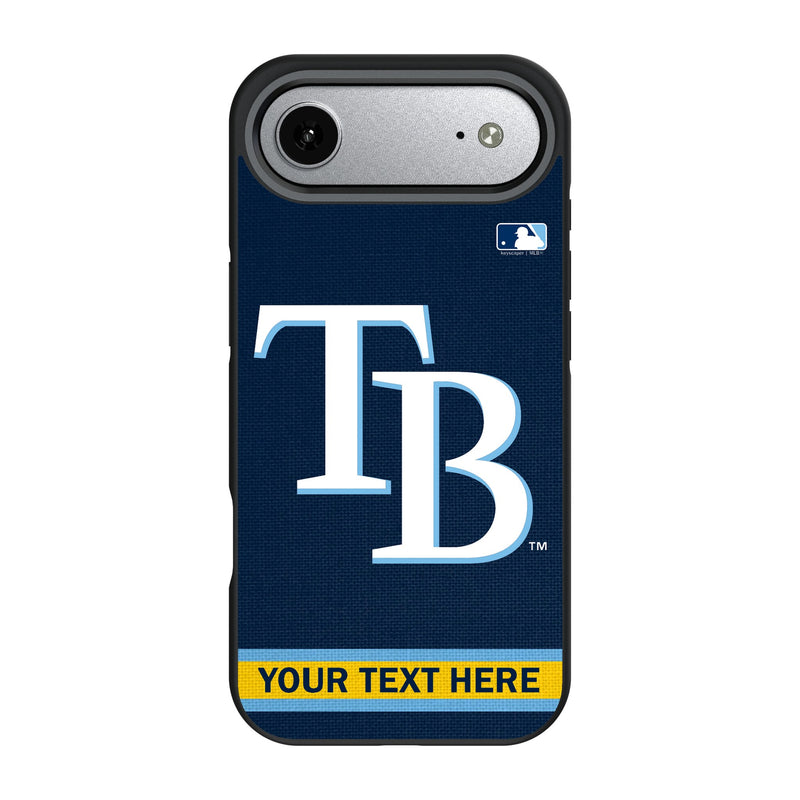 Tampa Bay Rays Personalized Stripe iPhone Bump Phone Case for Apple iPhone