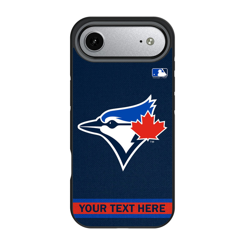 Toronto Blue Jays Personalized Stripe iPhone Bump Phone Case for Apple iPhone