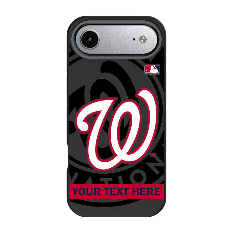 Washington Nationals Personalized Tilt iPhone Bump Phone Case for Apple iPhone