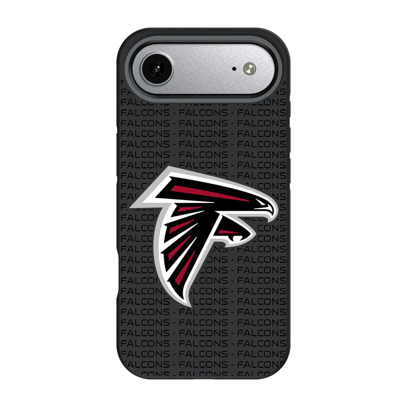Atlanta Falcons Text Backdrop iPhone Bump Phone Case for Apple iPhone