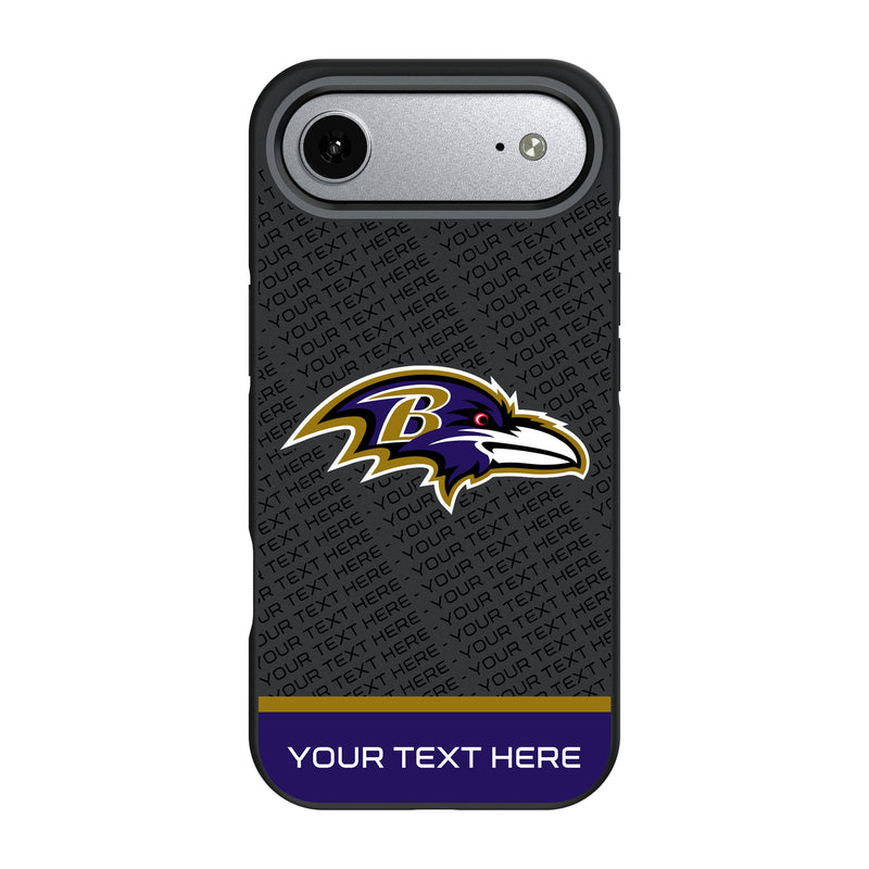 Baltimore Ravens Personalized EndZone Plus iPhone Bump Phone Case for Apple iPhone