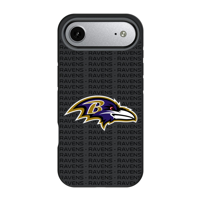 Baltimore Ravens Text Backdrop iPhone Bump Phone Case for Apple iPhone