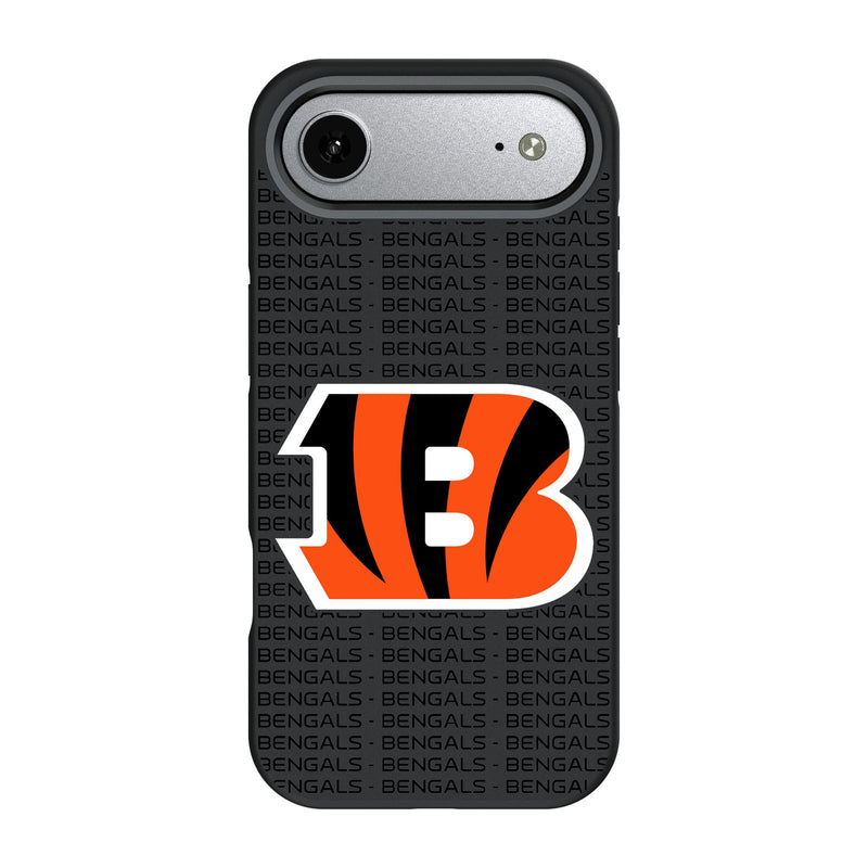Cincinnati Bengals Text Backdrop iPhone Bump Phone Case for Apple iPhone
