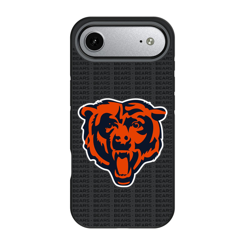 Chicago Bears Text Backdrop iPhone Bump Phone Case for Apple iPhone