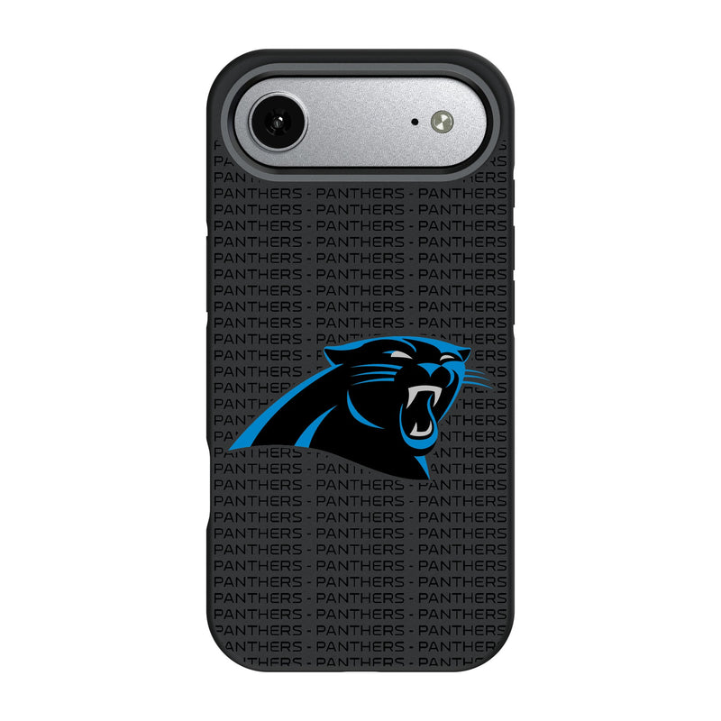 Carolina Panthers Text Backdrop iPhone Bump Phone Case for Apple iPhone