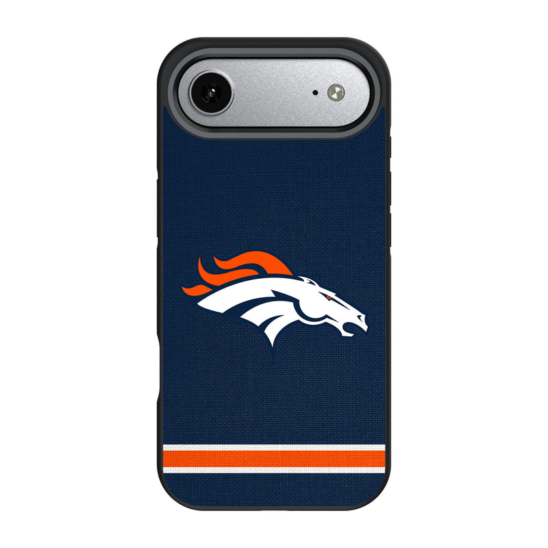 Denver Broncos Stripe iPhone Bump Phone Case for Apple iPhone