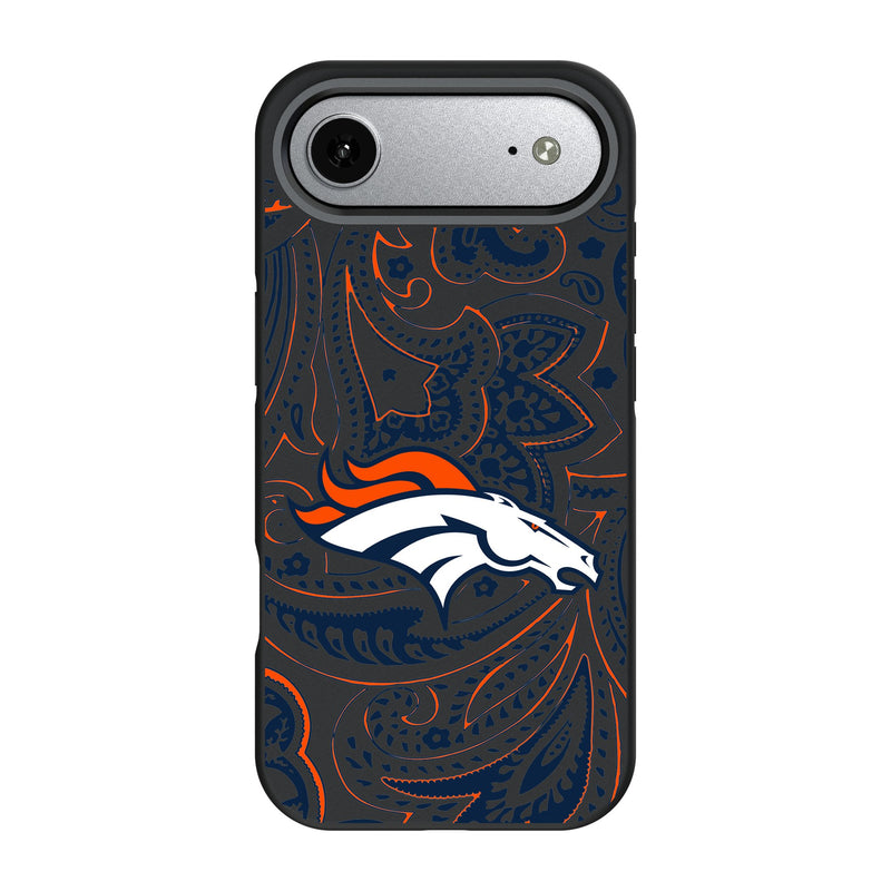 Denver Broncos Paisley iPhone Bump Phone Case for Apple iPhone