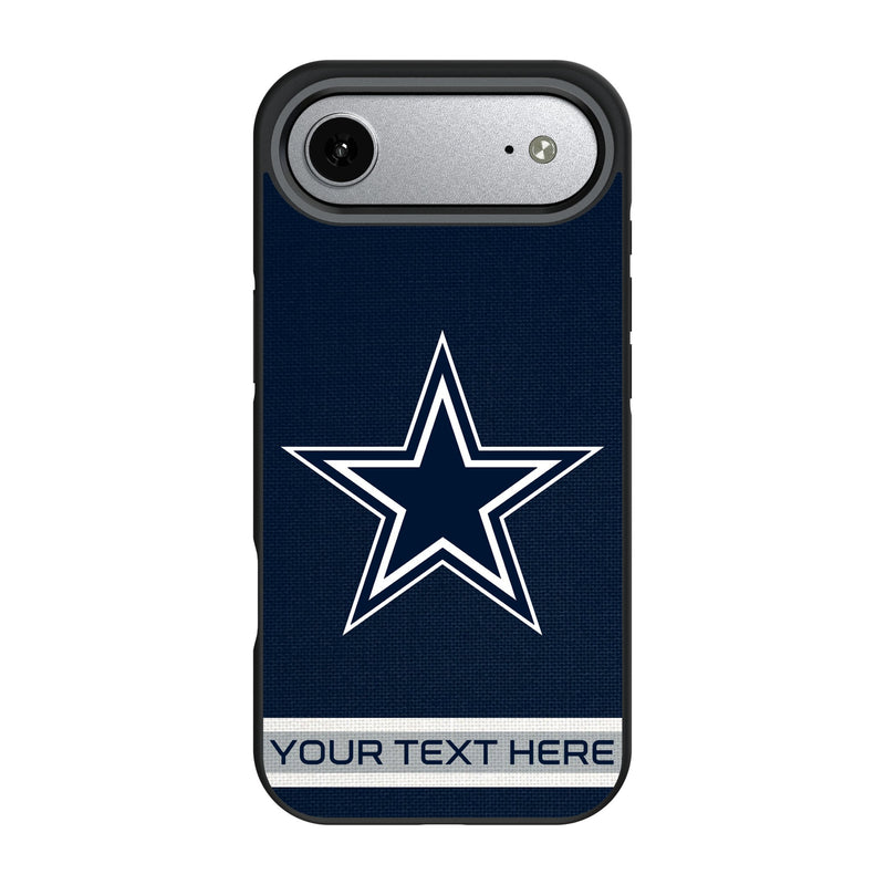 Dallas Cowboys Personalized Stripe iPhone Bump Phone Case for Apple iPhone