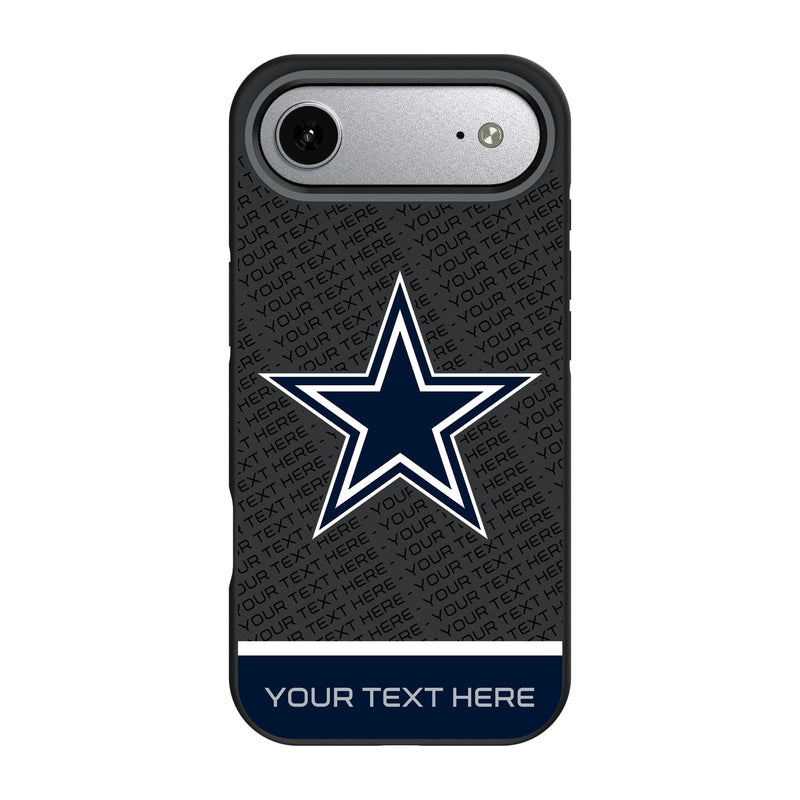Dallas Cowboys Personalized EndZone Plus iPhone Bump Phone Case for Apple iPhone