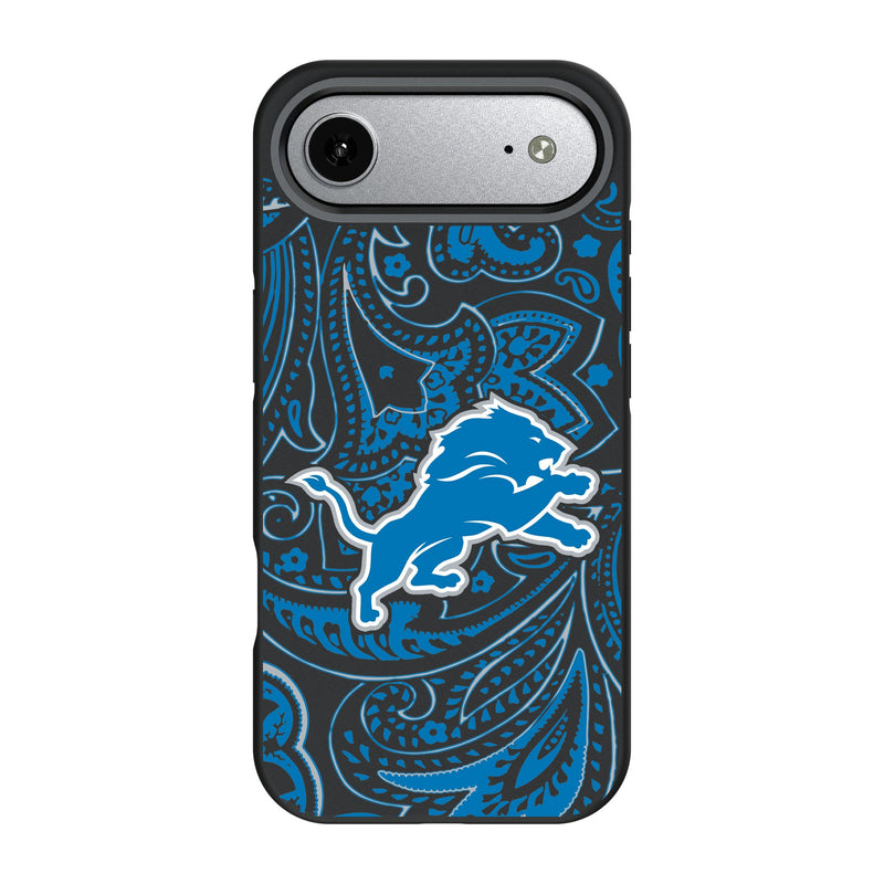 Detroit Lions Paisley iPhone Bump Phone Case for Apple iPhone