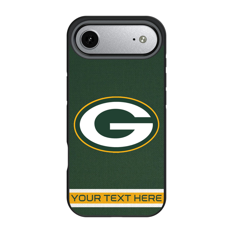 Green Bay Packers Personalized Stripe iPhone Bump Phone Case for Apple iPhone